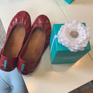 Ruby Red Tieks